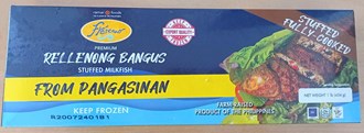 Frozen Anjo Farms Rellenong Bangus Stuff Milkfish 454g